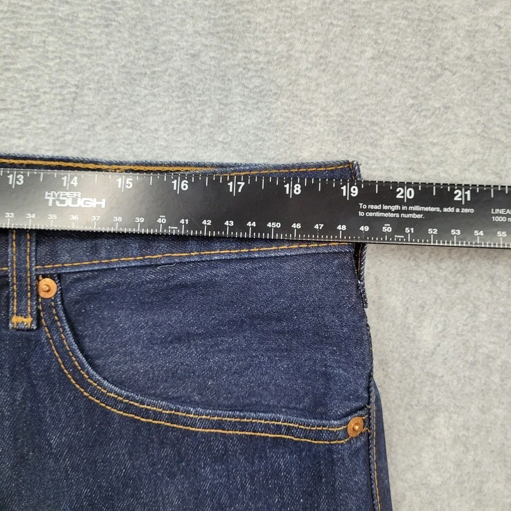 Levi's 517 Bootcut Jeans Mens 38x32 Blue Denim 100% Cotton Classic Dark Wash